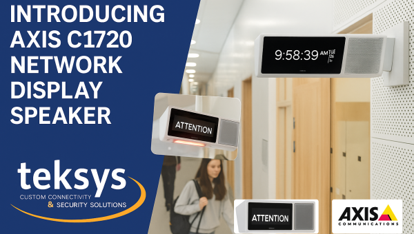 Axis C1720 smart speaker used in Texas schools through Teksys DIR contract